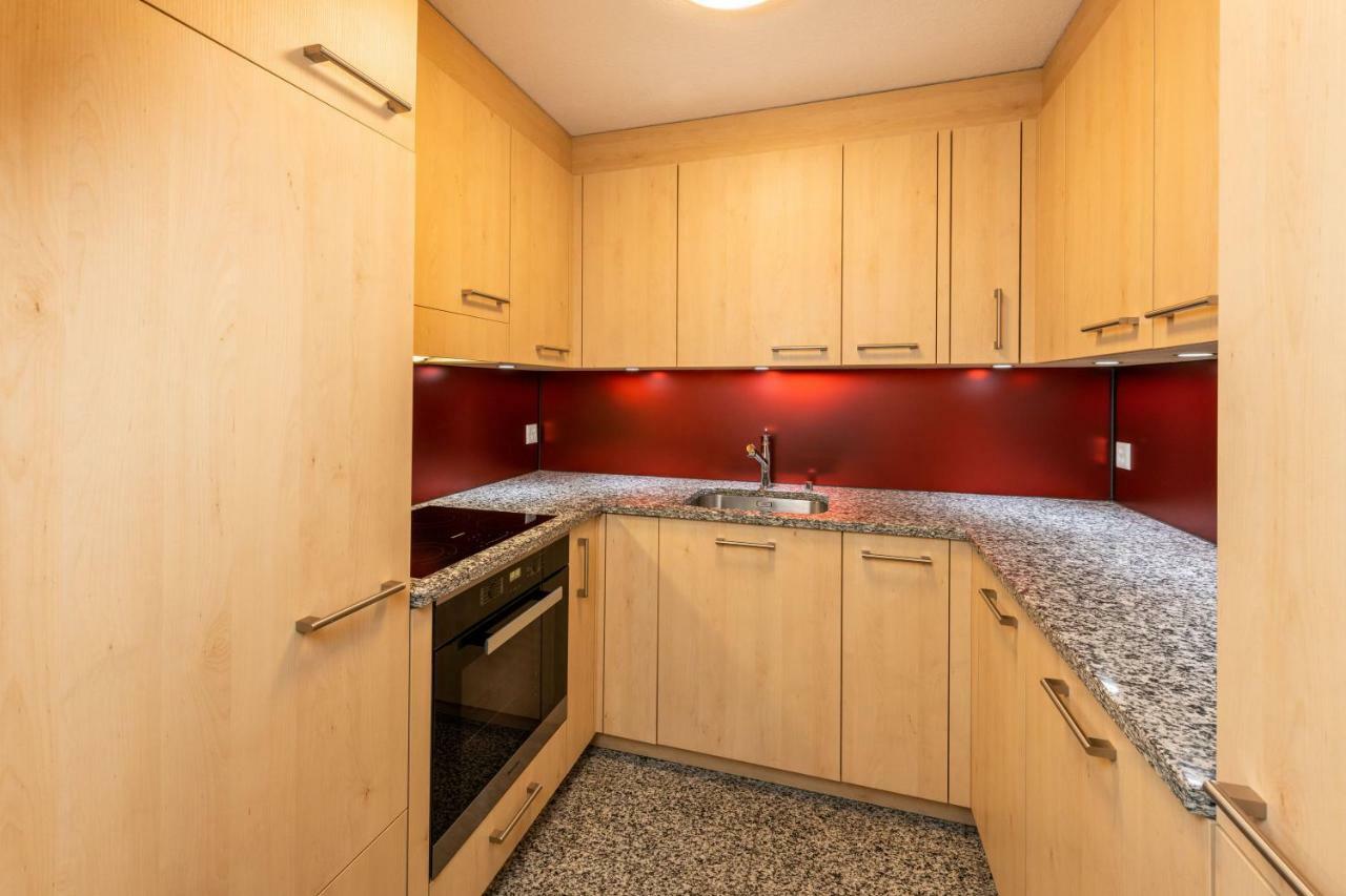 Fortuna Dachgeschoss Appartement Grächen Buitenkant foto
